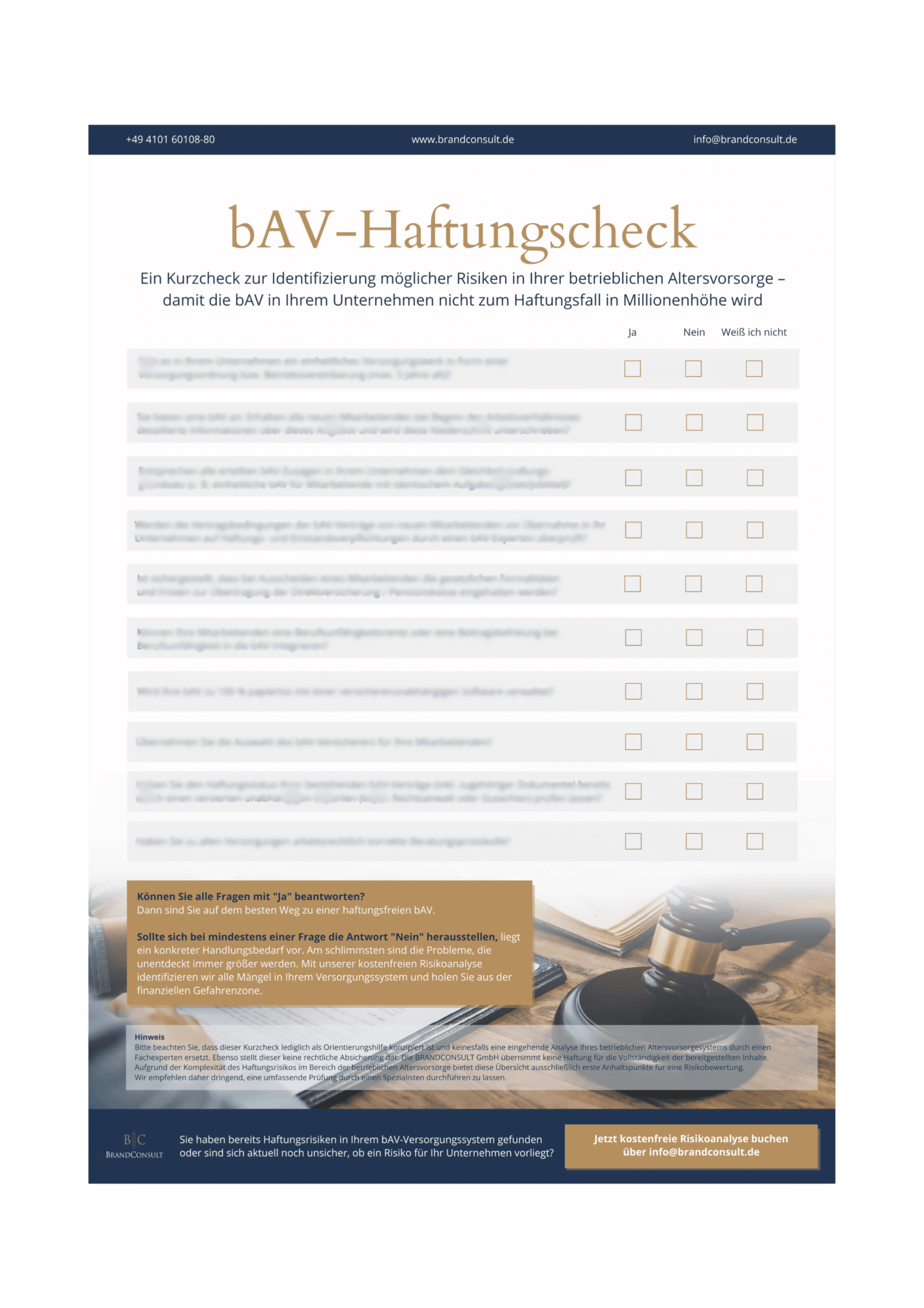 bav Haftungscheck bav Haftungscheck