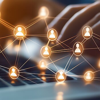 bAV-Netzwerk: Mitarbeitende effizient verbunden“