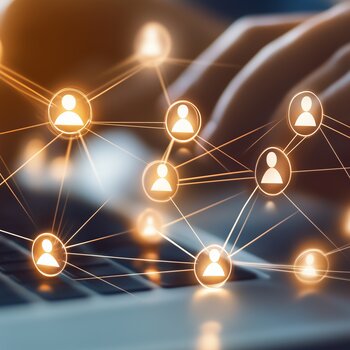bAV-Netzwerk: Mitarbeitende effizient verbunden“