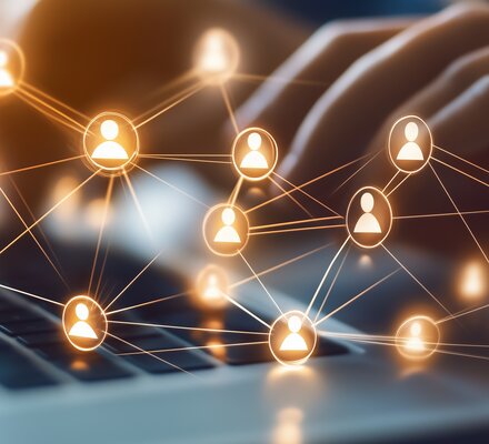 bAV-Netzwerk: Mitarbeitende effizient verbunden“