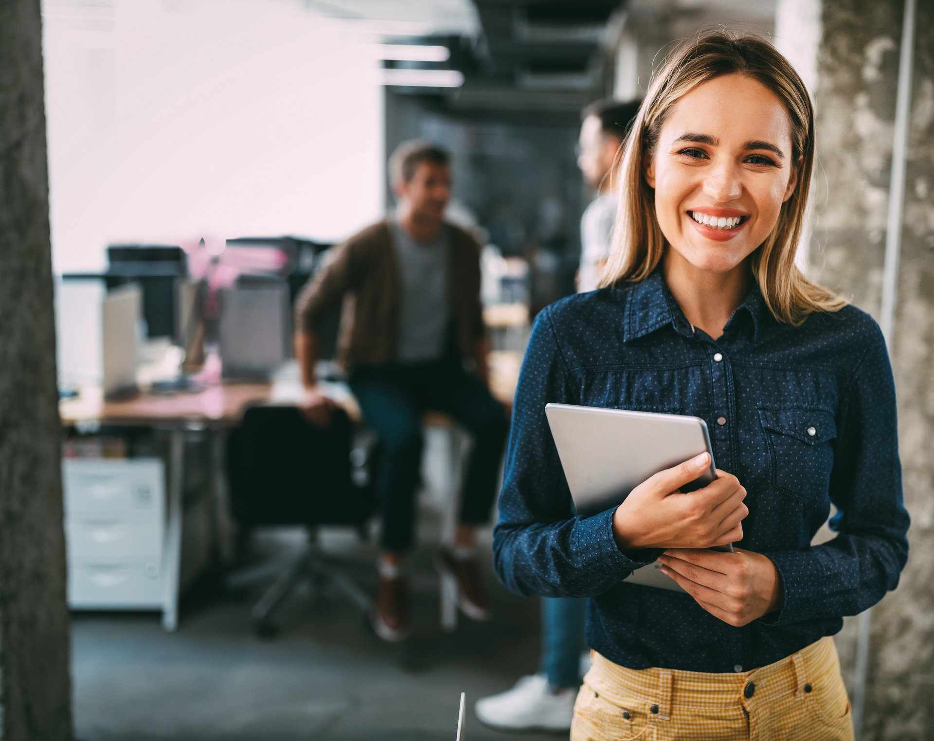 Im Büro die betriebliche Altersvorsorge online nutzen