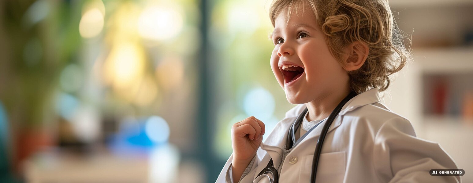 KI-generiertes Bild – bKV kinderleicht beantragen