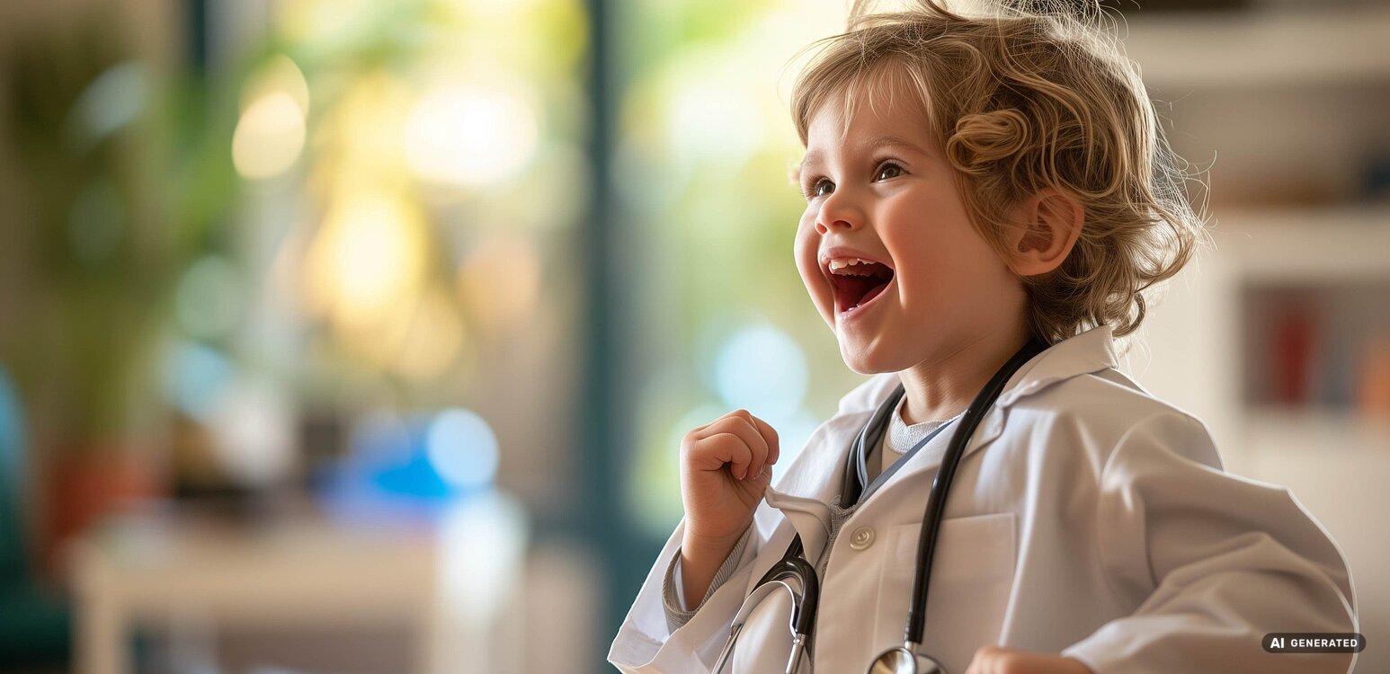 KI-generiertes Bild – bKV kinderleicht beantragen