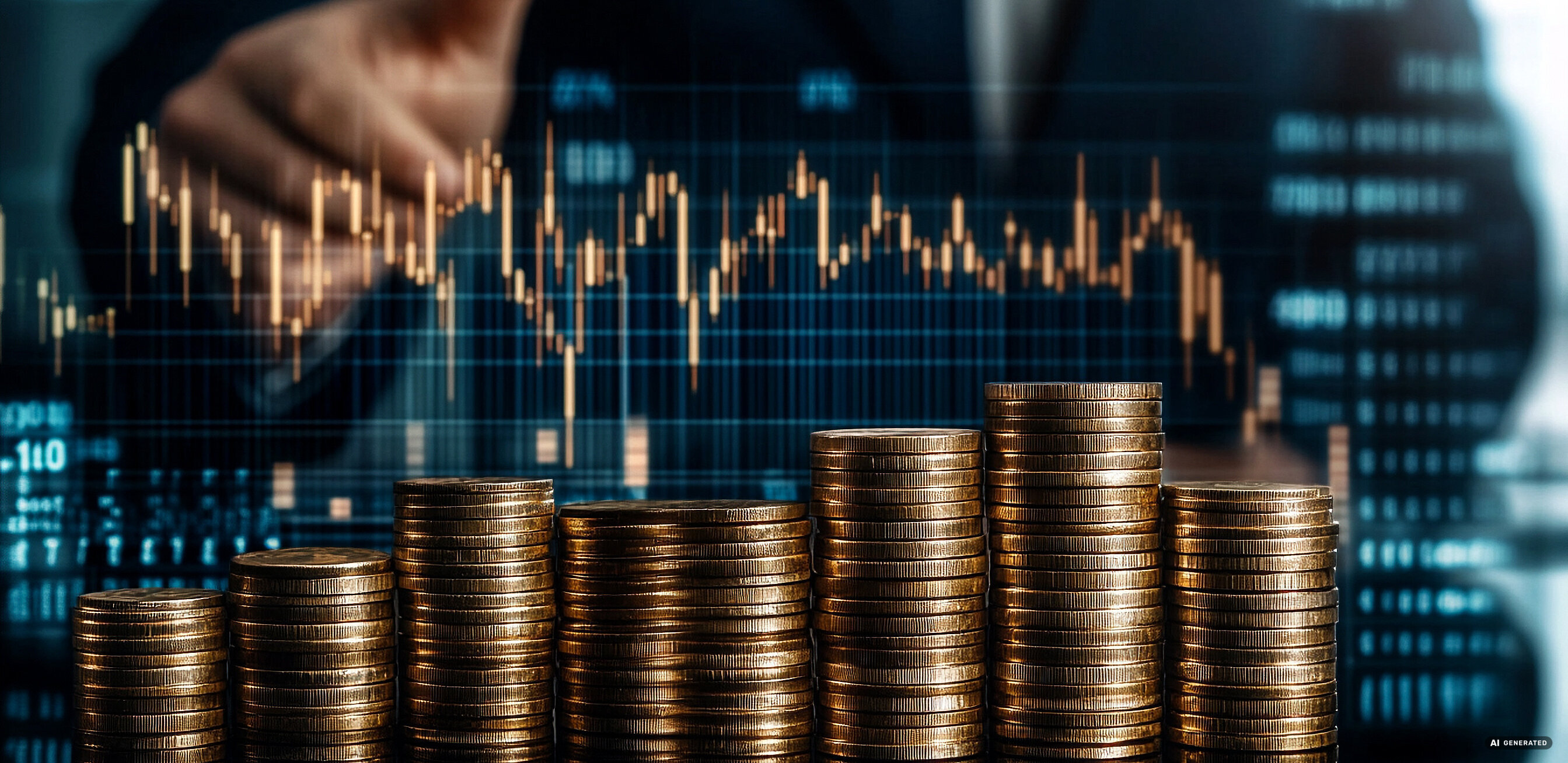 Finanzplanung im Unternehmen – KI-generiertes Bild
