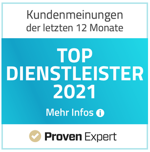 Proven Expert Siegel Top Dienstleister